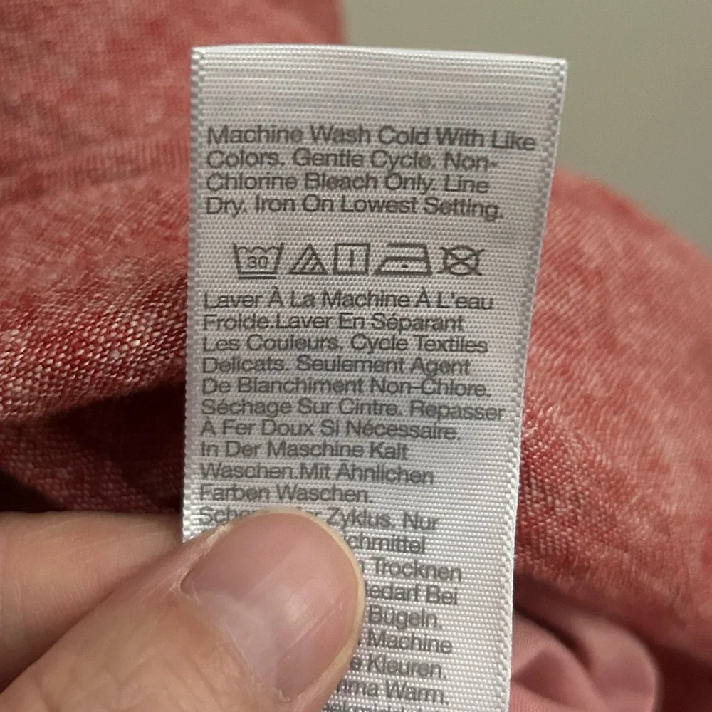 Madewell Lucie Linen Blend Smocked Midi Dress in Red - Picture 7 of 10